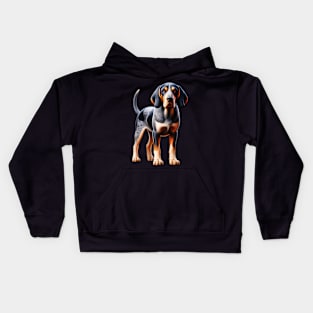 Bluetick Coonhound Kids Hoodie